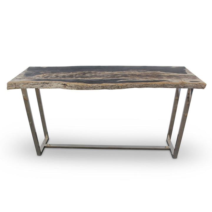 Raw Console - Urbia Tables - Natural Light - Polished Stainless Steel - HORNE