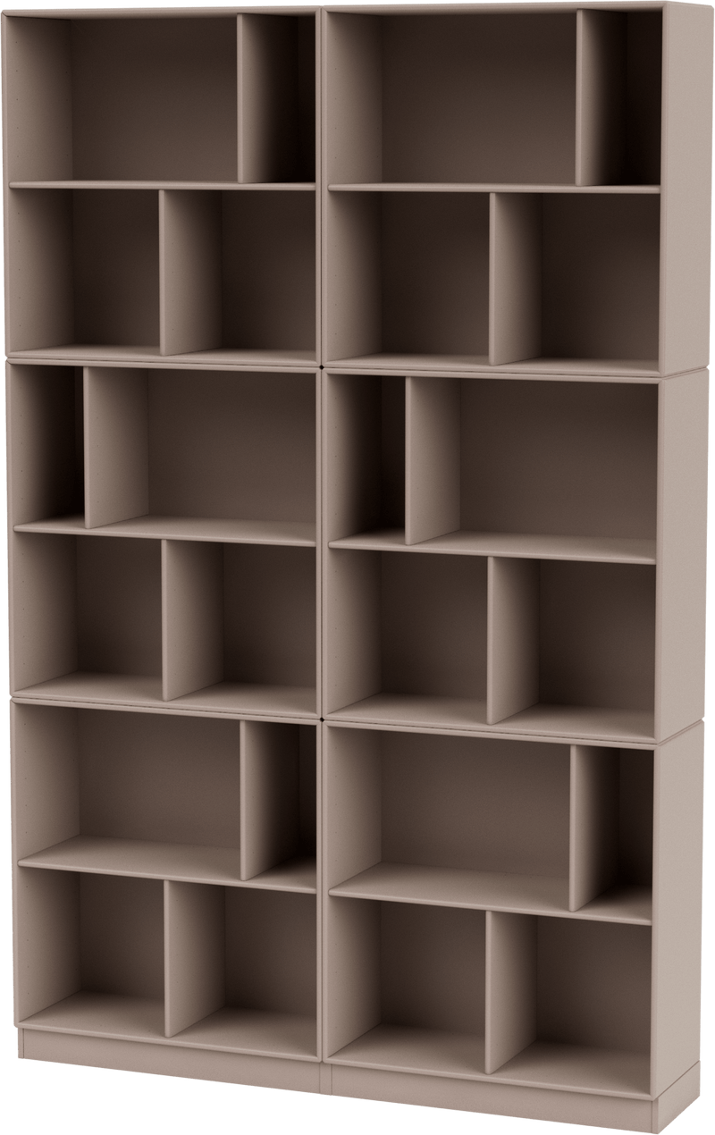 Read Spacious Bookshelf - With Plinth Base - Montana - Shelving - Anthracite - 1.2