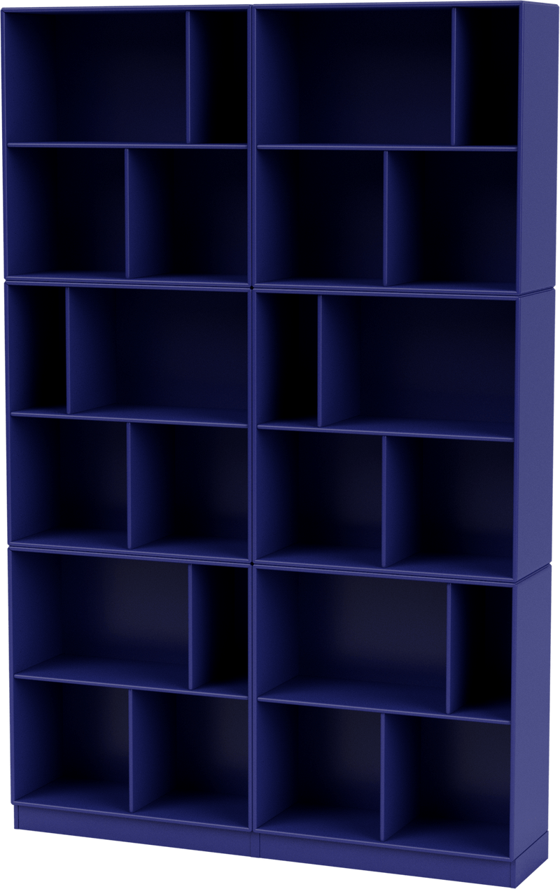 Read Spacious Bookshelf - With Plinth Base - Montana - Shelving - Anthracite - 1.2