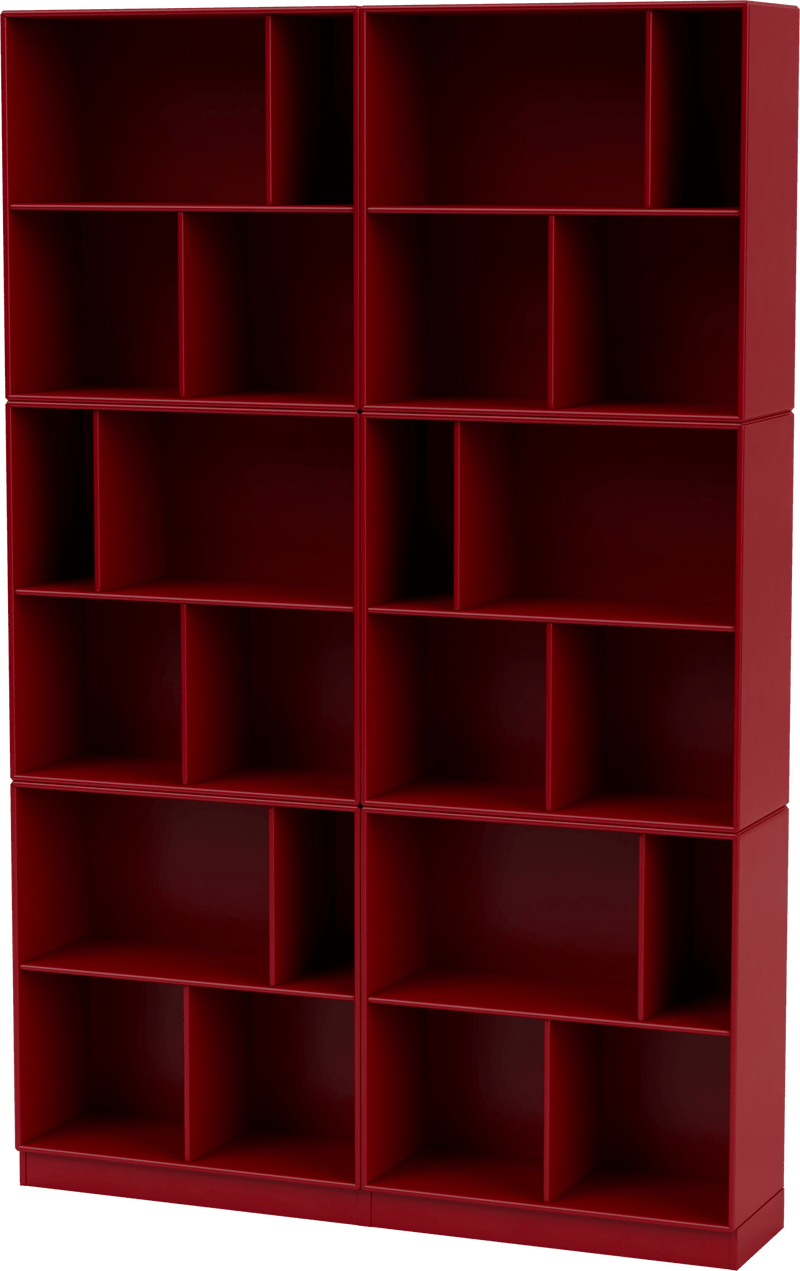 Read Spacious Bookshelf - With Plinth Base - Montana - Shelving - Anthracite - 1.2