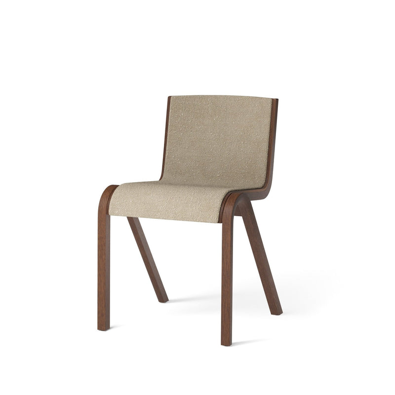 Ready Dining Chair - Fully Upholstered - Audo Copenhagen - Chairs - Natural Oak - Boucle 02 - HORNE