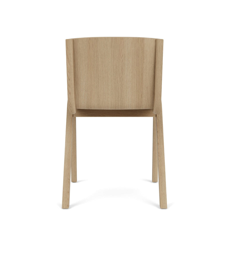 Ready Dining Chair - Upholstered Seat - Audo Copenhagen - Chairs - Red - Stained Oak - Boucle 02 - HORNE