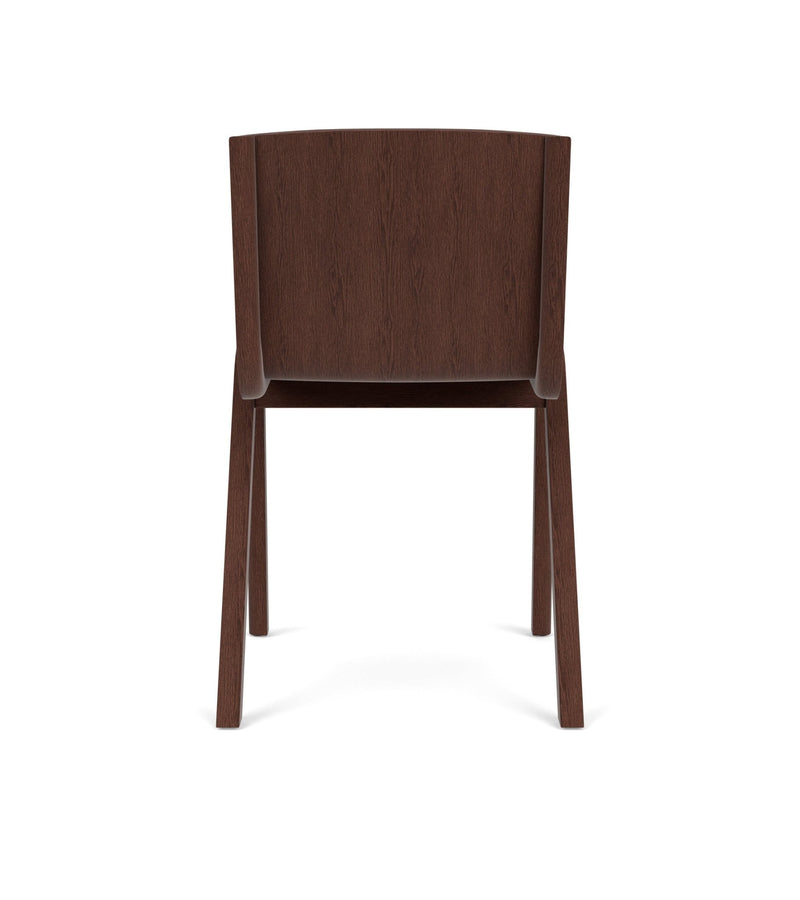 Ready Dining Chair - Upholstered Seat - Audo Copenhagen - Chairs - Red - Stained Oak - Boucle 02 - HORNE