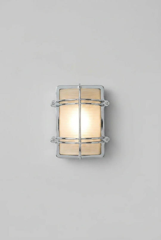 Rectangular Bulkhead 7373 - Davey Lighting Wall Sconces - Chrome Plated - HORNE