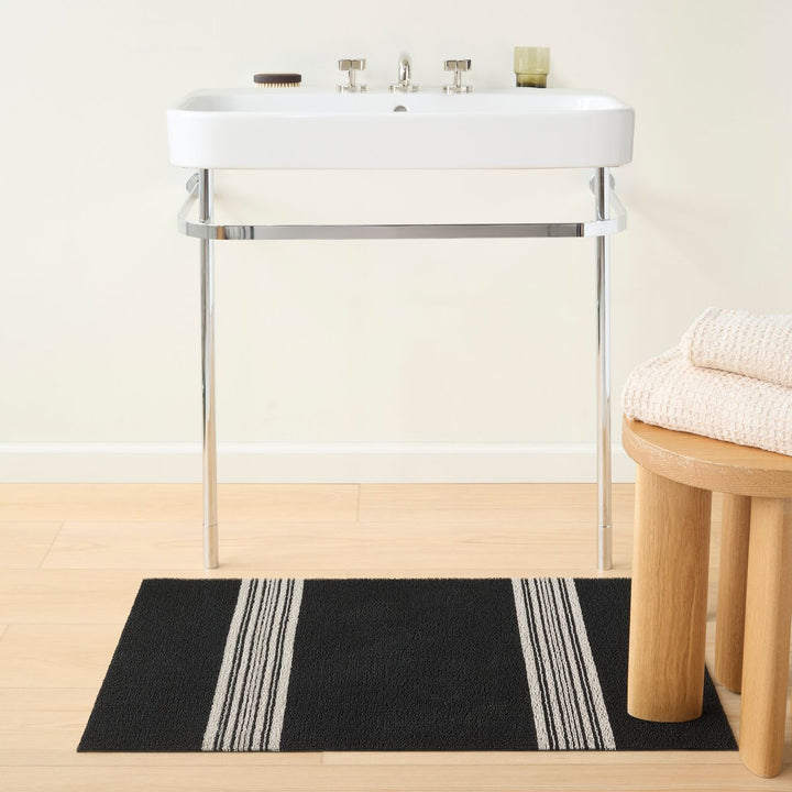 Relay Stripe Shag Mat lifestyle