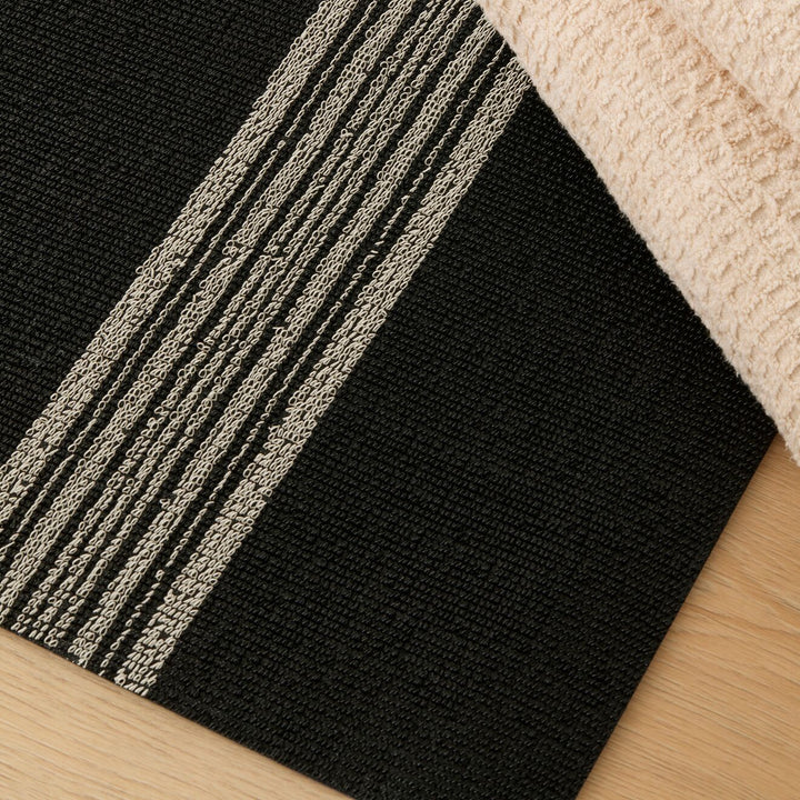 Relay Stripe Shag Mat lifestyle