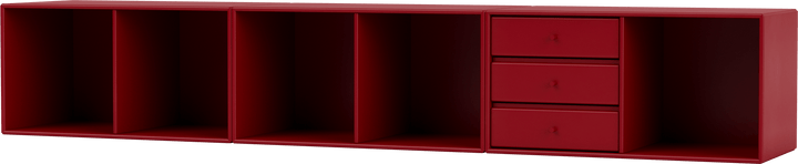 Rest Bench - Wall Mounted - Montana - Sideboards + Cabinets - Beetroot - HORNE
