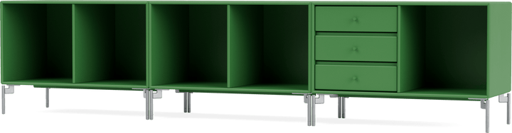 Rest Bench - With Legs - Montana - Sideboards + Cabinets - Parsley - Matte Chrome - HORNE