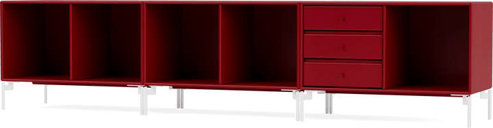 Rest Bench - With Legs - Montana - Sideboards + Cabinets - Beetroot - Snow - HORNE