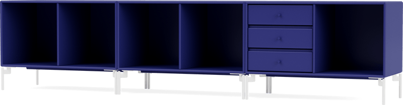 Rest Bench - With Legs - Montana - Sideboards + Cabinets - Anthracite - Matte Chrome - HORNE