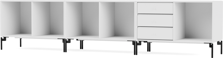 Rest Bench - With Legs - Montana - Sideboards + Cabinets - New White - Black - HORNE