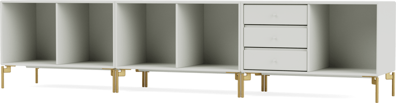 Rest Bench - With Legs - Montana - Sideboards + Cabinets - Anthracite - Matte Chrome - HORNE