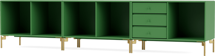 Rest Bench - With Legs - Montana - Sideboards + Cabinets - Parsley - Brass - HORNE