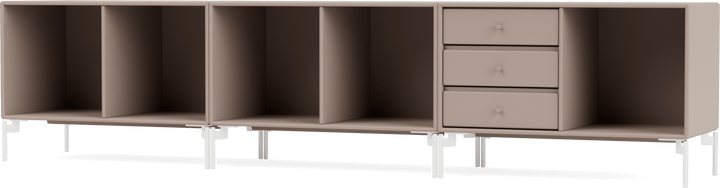 Rest Bench - With Legs - Montana - Sideboards + Cabinets - Mushroom - Snow - HORNE