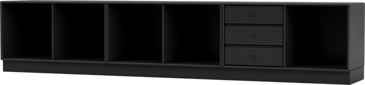Rest Bench - With Plinth Base - Montana - Sideboards + Cabinets - Black - 2.7" - HORNE