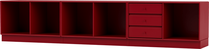 Rest Bench - With Plinth Base - Montana - Sideboards + Cabinets - Beetroot - 2.7" - HORNE
