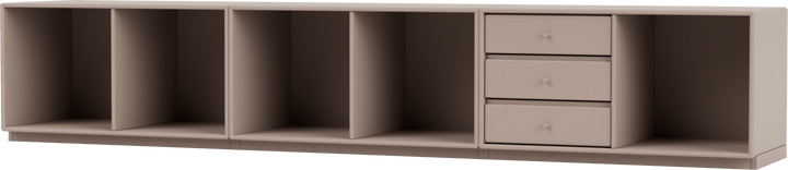 Rest Bench - With Plinth Base - Montana - Sideboards + Cabinets - Mushroom - 1.2" - HORNE