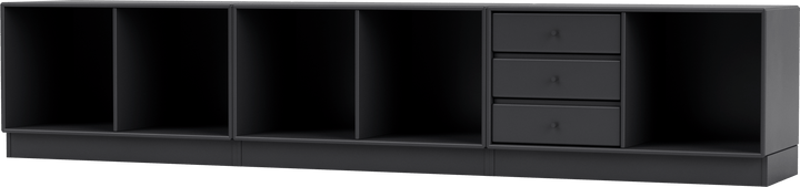 Rest Bench - With Plinth Base - Montana - Sideboards + Cabinets - Anthracite - 2.7" - HORNE