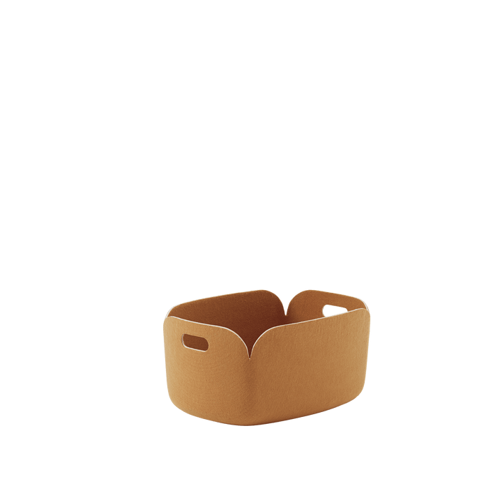 Restore Basket - Muuto Storage + Organization - Burnt Orange - Large - HORNE