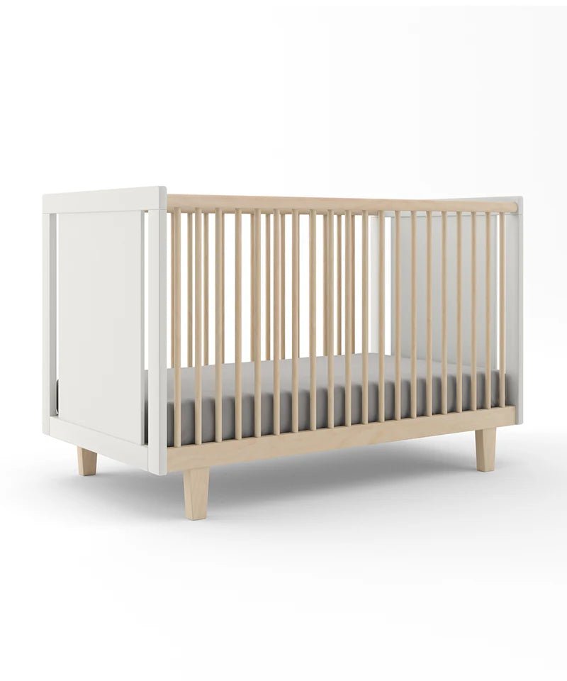 Rhea Crib - Oeuf - Kids + Baby - White/Birch - HORNE