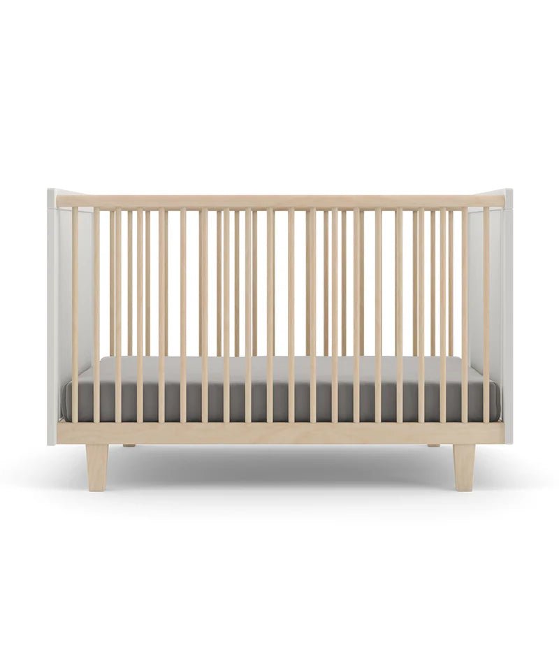 Rhea Crib - Oeuf - Kids + Baby - White/Birch - HORNE