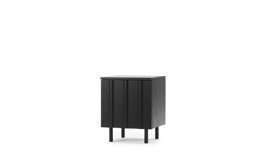 Rib Bedside Table - Normann Copenhagen Sideboards & Cabinets - Soft Black - HORNE