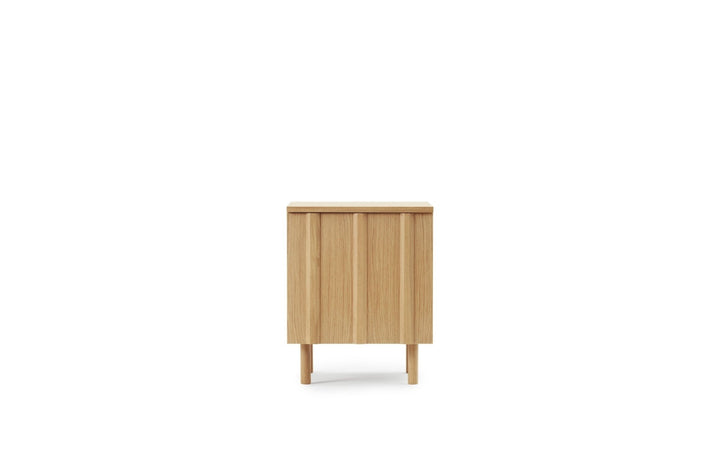 Rib Bedside Table - Normann Copenhagen Sideboards & Cabinets - Soft Black - HORNE