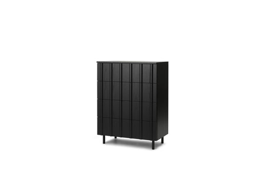 Rib Dresser - Normann Copenhagen Sideboards & Cabinets - Soft Black - HORNE