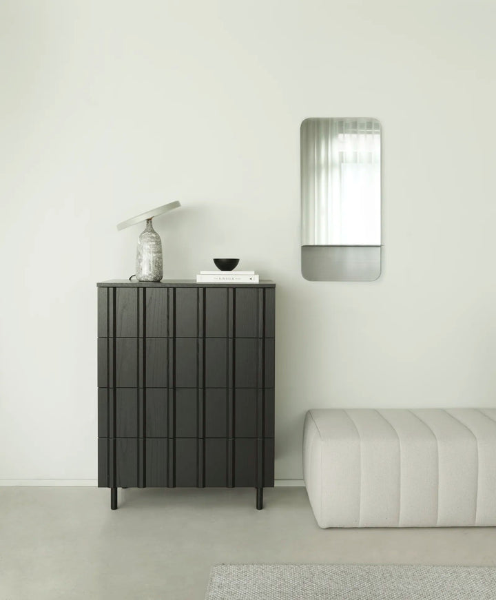 Rib Dresser - Normann Copenhagen Sideboards & Cabinets - Soft Black - HORNE