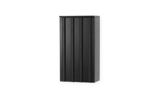 Rib Wall Cabinet - Normann Copenhagen Sideboards & Cabinets - Soft Black - HORNE
