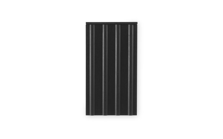 Rib Wall Cabinet - Normann Copenhagen Sideboards & Cabinets - Soft Black - HORNE