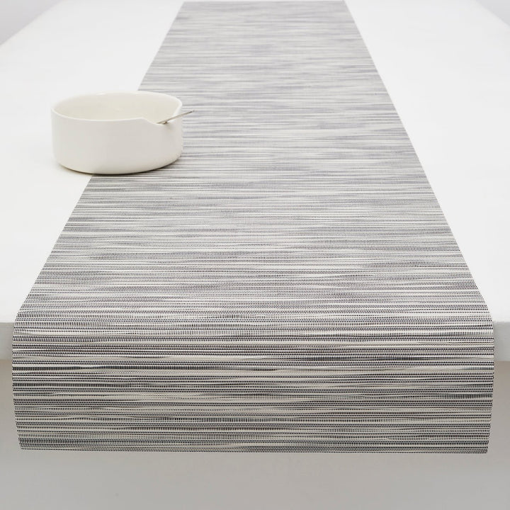 Rib Weave Table Runner in Pearl