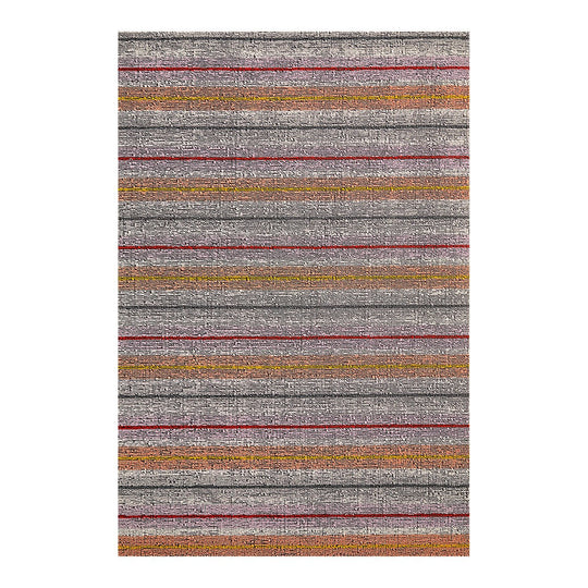 Ribbon Stripe Shag Rug in Bon Bon