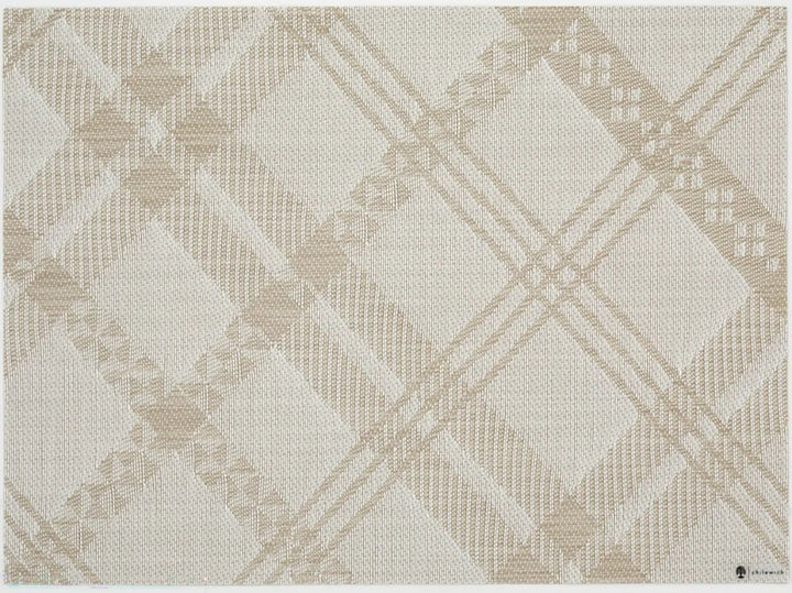 Ribbons Rectangular Placemat - Set of 4 - Chilewich - Kitchen + Table Linens - Flax - HORNE