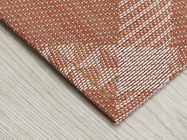 Ribbons Rug - Chilewich - Rugs - Small - 23" x 36" - Burnt Coral - HORNE