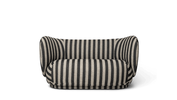 Rico 2 Seater Sofa - Louisiana - Ferm Living Sofas - Sand/Black - HORNE