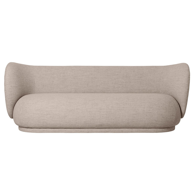 Rico 3 Seater Sofa - Boucle - Ferm Living - Sofas - Off - White - HORNE