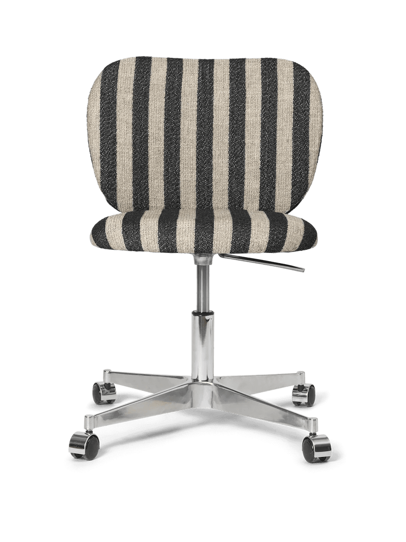 Rico Chair - Castors - Ferm Living Chairs - Soft Bouclé - Natural - HORNE