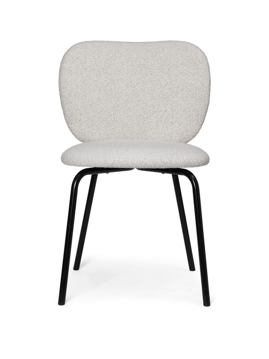 Rico Chair - Ferm Living Chairs - Soft Bouclé - Off - White/Sand - HORNE