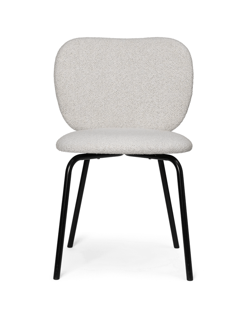 Rico Chair - Ferm Living Chairs - Soft Bouclé - Off - White/Sand - HORNE