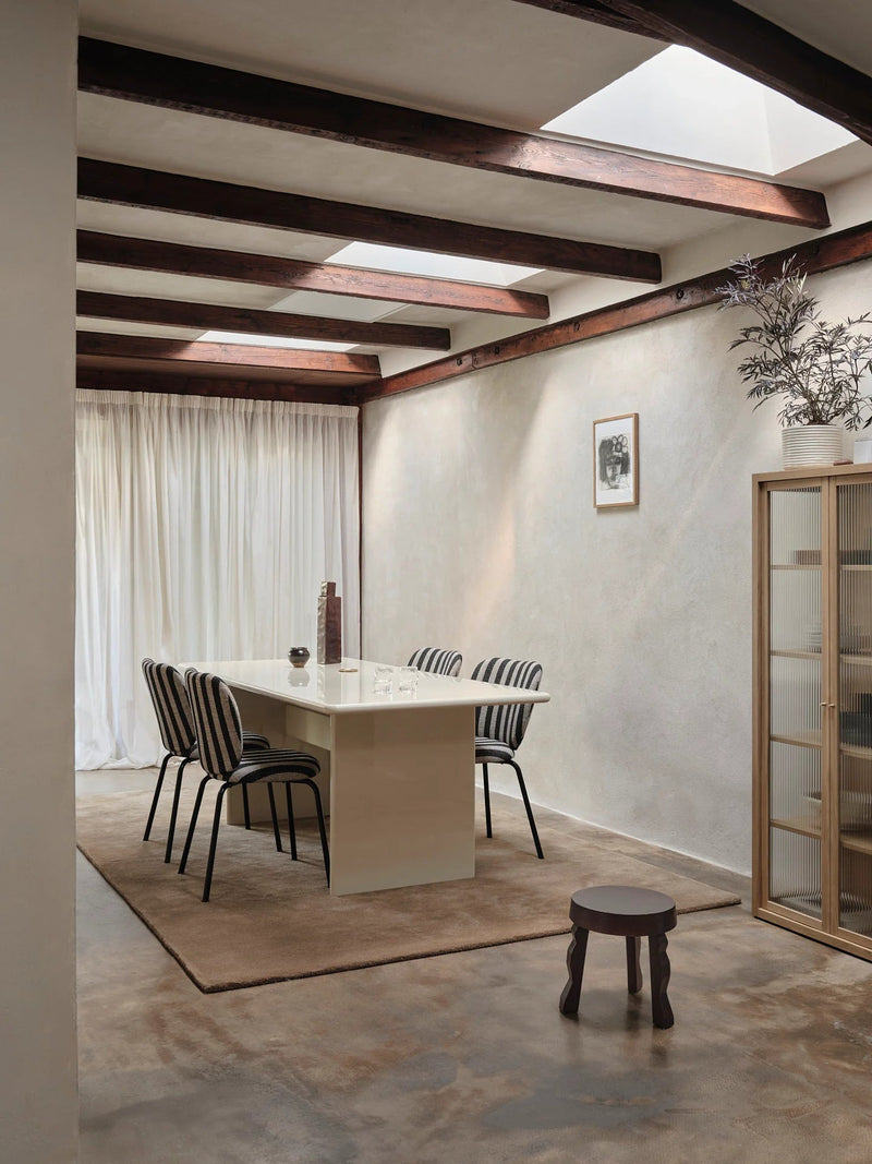 Rico Chair - Ferm Living Chairs - Soft Bouclé - Off - White/Sand - HORNE