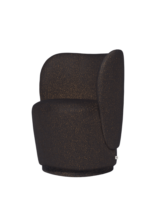 Rico Club Swivel Vanir CAL117 - 393 Black/Honey - Ferm Living