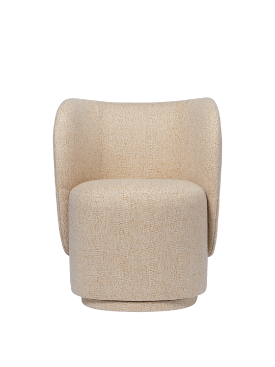 Rico Club Swivel Vanir CAL117 - 413 Off-White/Honey - Ferm Living