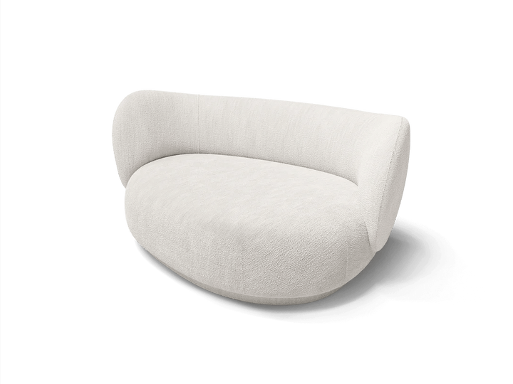 Rico Curve Right - Ferm Living Sofas - Bouclé - Off - white - HORNE