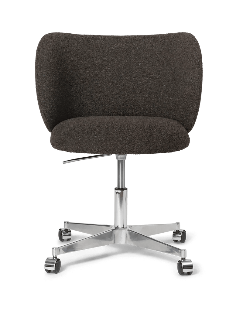 Rico Dining Chair - Castors - Ferm Living Chairs - Louisiana - Sand/Black - HORNE