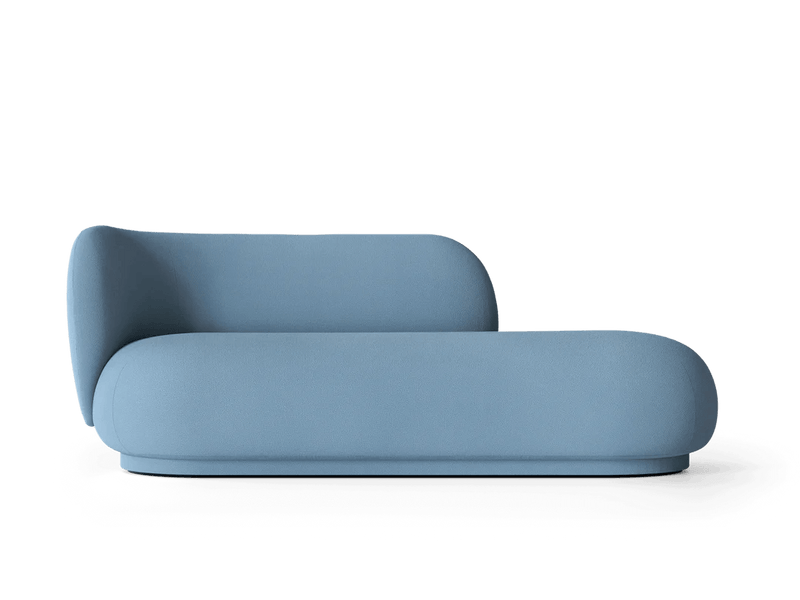 Rico Divan Left - Ferm Living Sofas - Bouclé - Off - White - HORNE