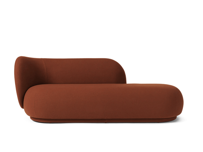 Rico Divan Left - Ferm Living Sofas - Bouclé - Off - White - HORNE