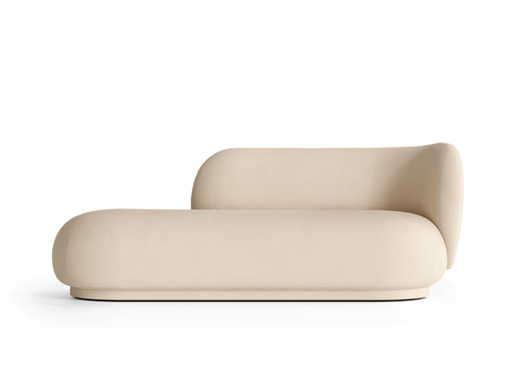 Rico Divan Right - Ferm Living Sofas - Brushed - Off - white - HORNE