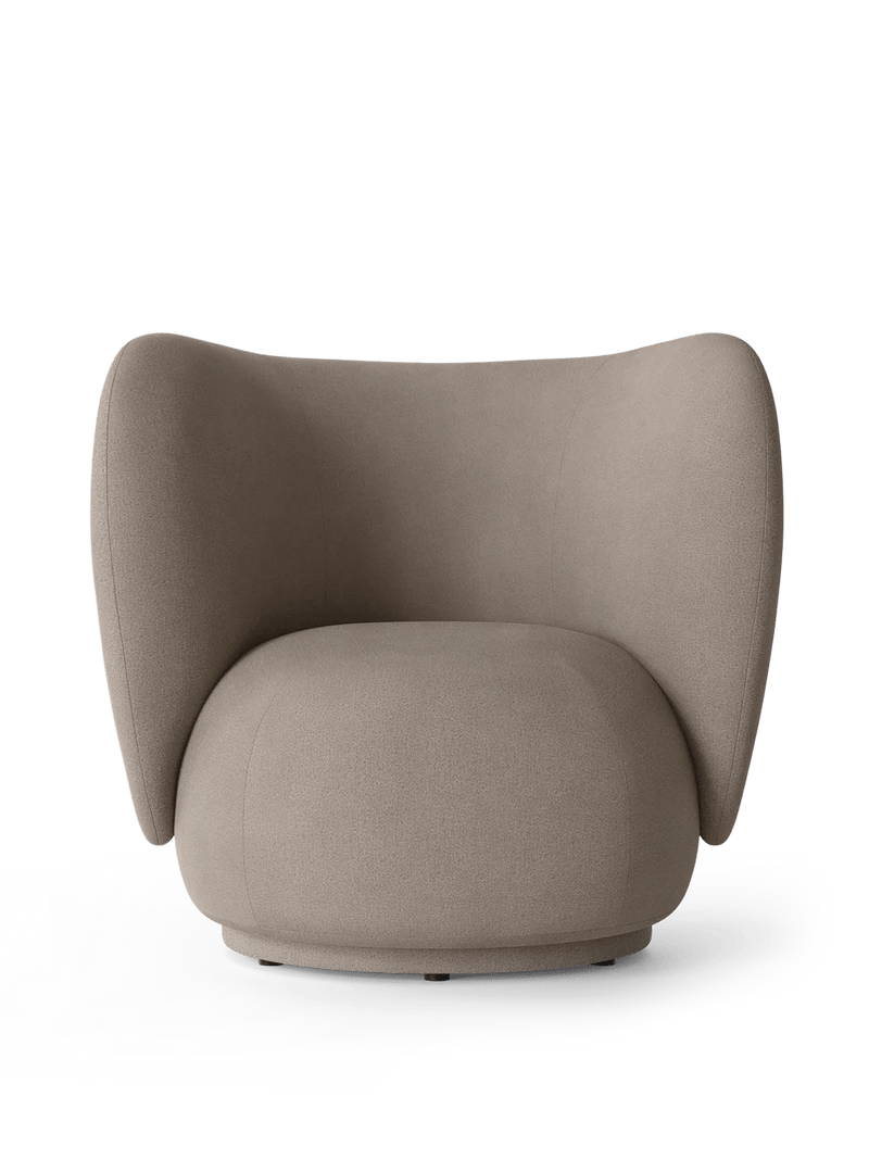 Rico Lounge Chair - Louisiana - Ferm Living Chairs - Sand/Black - HORNE