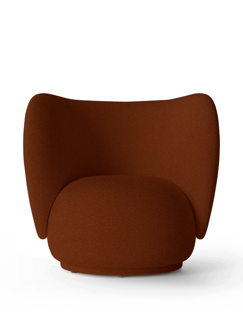Rico Lounge Chair - Louisiana - Ferm Living Chairs - Sand/Black - HORNE